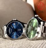 ساعت مردانه MTP-1381D در رنگ های آبی و سبز