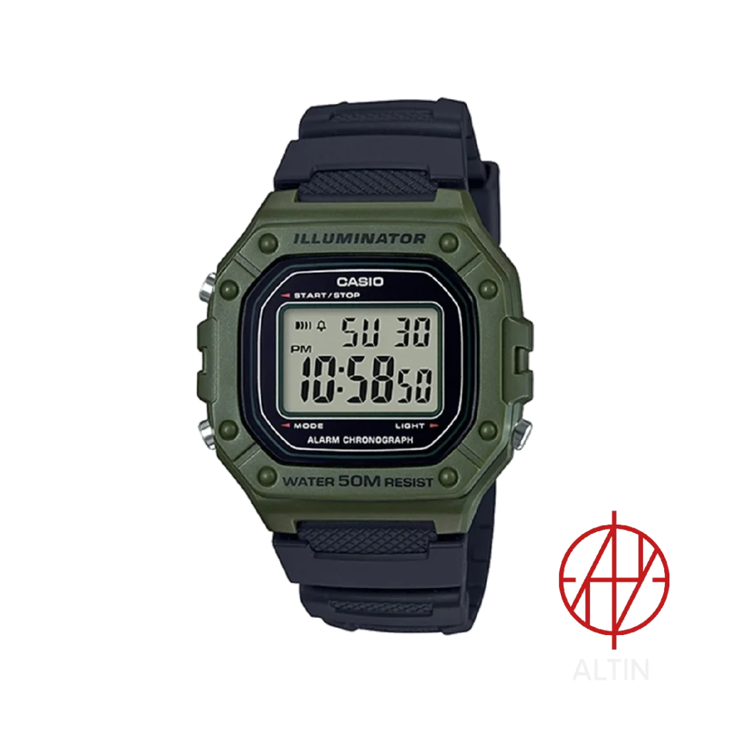 ساعت مچی اسپرت کاسیو مدل W-218H-3AVDF
