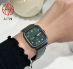 ساعت مچی مردانه جولیوس مدل JAH-141C | بند مشکی و صفحه سبز تیره اورجینال روی دست