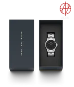 ساعت مچی دنیل ولینگتون Daniel Wellington مدل Iconic Link Silver Black کد DW00100342