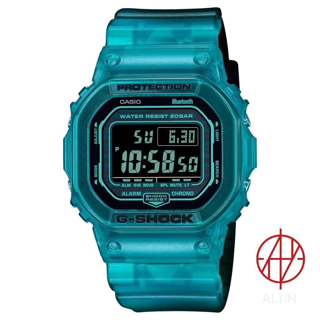 ساعت مچی کاسیو جی شاک Casio G-Shock مدل DW-B5600G-2 اورجینال با قابلیت اتصال بلوتوث