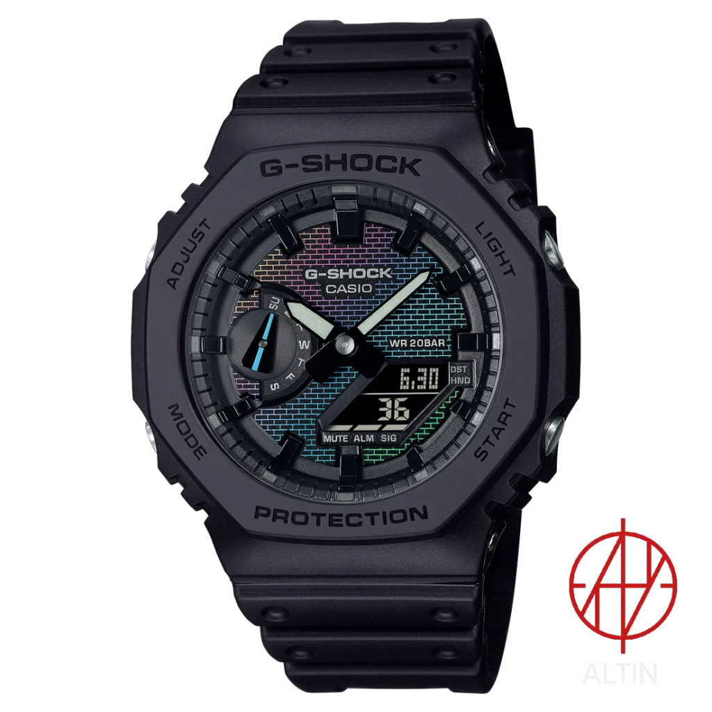 ساعت مچی کاسیو جی شاک Casio G-Shock مدل GA-2100RW-1ADR سری Brick Wall