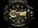 ساعت مچی کاسیو جی شاک Casio G-Shock مدل GA-400GB-1A9DR ترکیب رنگ مشکی و طلایی