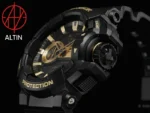 ساعت مچی کاسیو جی شاک Casio G-Shock مدل GA-400GB-1A9DR ترکیب رنگ مشکی و طلایی
