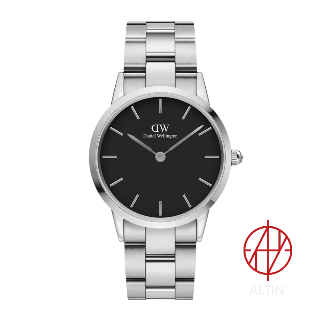 ساعت مچی دنیل ولینگتون Daniel Wellington مدل Iconic Link Silver Black کد DW00100342
