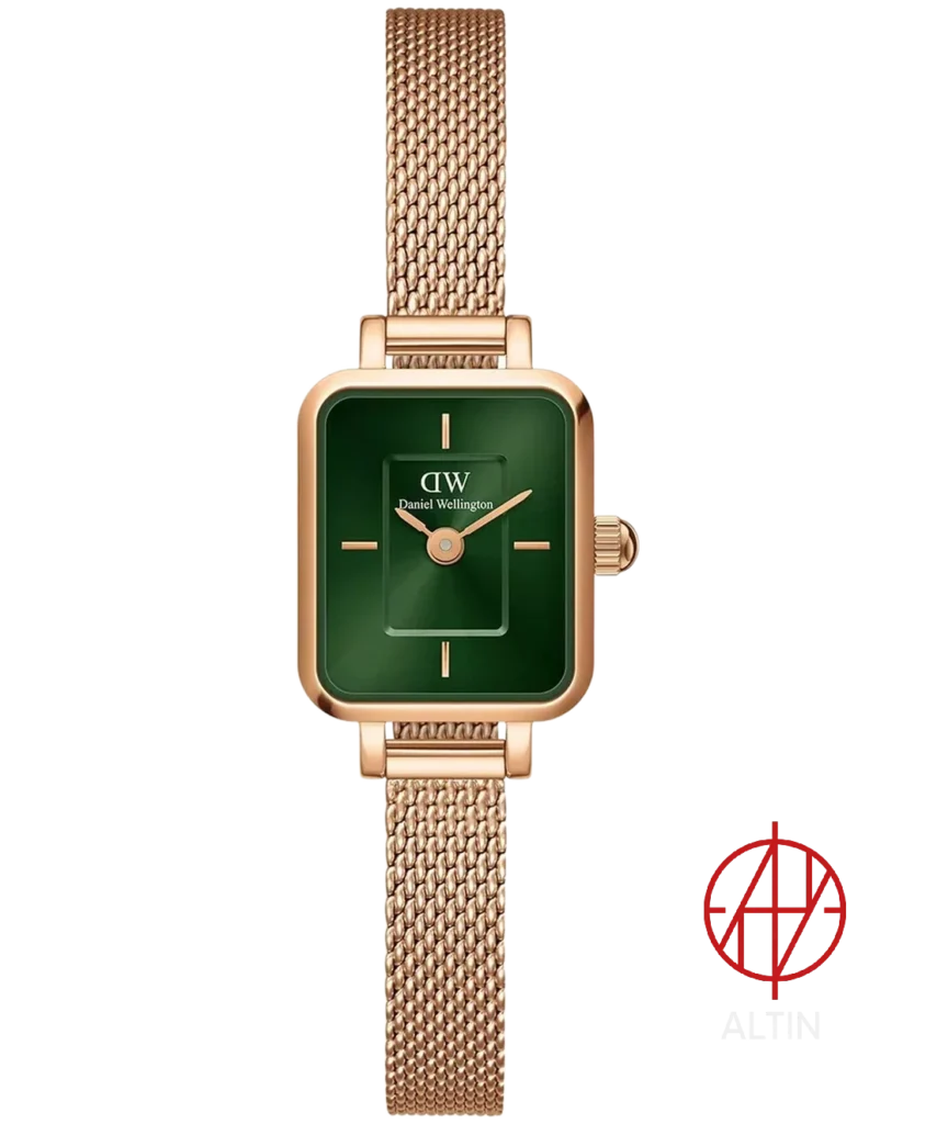 ساعت مچی دنیل ولینگتون Daniel Wellington مدل Quadro Mini Evergold White کد DW00100627