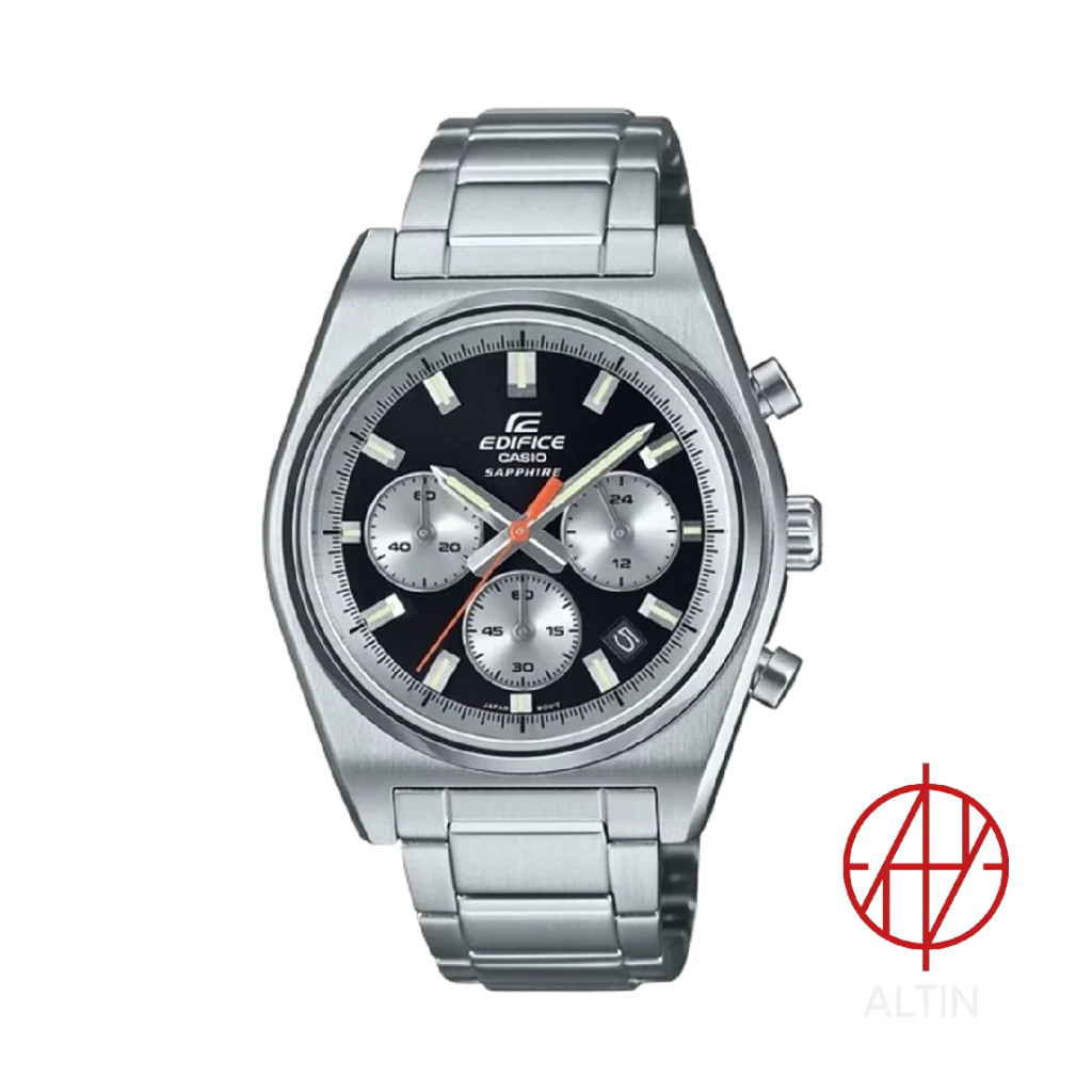 ساعت مچی مردانه کاسیو ادیفیس مدل Casio Edifice EFB-730D-1AVUDF (کرونوگراف، شیشه سافایر و صفحه مشکی) 1