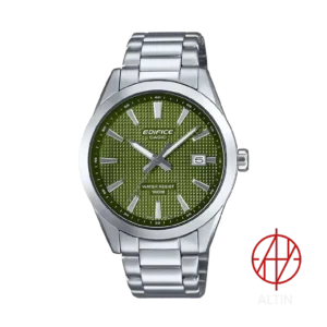 ساعت مچی مردانه کاسیو ادیفیس مدل Casio Edifice EFV-160D-3A (تمام استیل، کوارتز با صفحه سبز خاص) 1