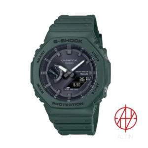 ساعت مچی هوشمند و اسپرت کاسیو جی‌شاک مدل GA-B2100-3ADR (CasiOak، شارژ خورشیدی، بلوتوث، سبز زیتونی) 1