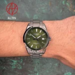 ساعت مچی مردانه کاسیو ادیفیس مدل Casio Edifice EFV-160D-3A (تمام استیل، کوارتز با صفحه سبز خاص) 3