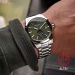 ساعت مچی مردانه کاسیو ادیفیس مدل Casio Edifice EFV-160D-3A (تمام استیل، کوارتز با صفحه سبز خاص) 2