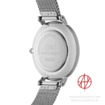 ساعت مچی زنانه دنیل ولینگتون (Daniel Wellington) مدل DW00100593 (کالکشن Petite Lumine، صفحه صدف مشکی، بند حصیری نقره‌ای) - تصویر 3