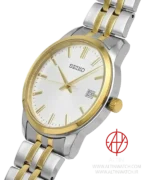 ساعت مچی مردانه سیکو (Seiko) مدل SUR402P1 (کوارتز، استیل دو رنگ، شیشه سافایر، تقویم‌دار) - تصویر 3