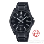 ساعت مچی مردانه کاسیو ادیفایس (Casio Edifice) مدل EFV-150DC-1AV (طراحی تمام مشکی، استیل ضد زنگ، کلاسیک و مقاوم)