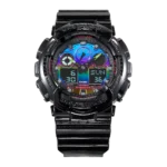 ساعت مچی مردانه کاسیو جی‌شاک (Casio G-Shock) مدل GA-100RGB-1ADR (طراحی گیمینگ و صفحه چندرنگ RGB) - تصویر 2