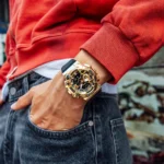 ساعت مچی مردانه کاسیو جی‌شاک (Casio G-Shock) مدل GM-110G-1A9DR (قاب فلزی طلایی, طراحی لوکس و مقاوم) - تصویر 11