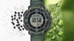 ساعت مچی کوهنوردی کاسیو پروترک (Casio Pro Trek) مدل PRG-340B-3 (دیجیتال, تریپل سنسور, شارژ خورشیدی, بند پارچه‌ای مقاوم) - تصویر 8