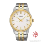 ساعت مچی مردانه سیکو (Seiko) مدل SUR402P1 (کوارتز، استیل دو رنگ، شیشه سافایر، تقویم‌دار)