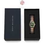 ساعت مچی زنانه دنیل ولینگتون (Daniel Wellington) مدل DW00100806 (کالکشن Ophelia Mini، صفحه سبز زمردی، بند رزگلد) - تصویر 6