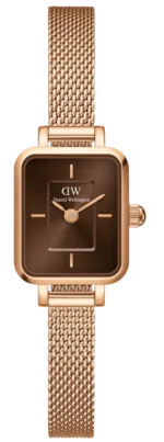 ساعت مچی زنانه دنیل ولینگتون Quadro Mini Melrose Amber مدل DW00100649 - تصویر 2