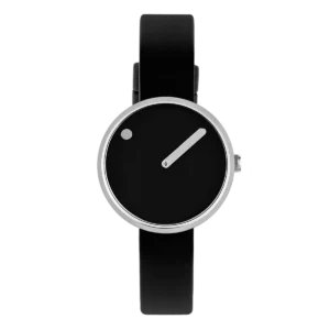 ساعت مچی PICTO 43369-0112S با صفحه مشکی و بند سیلیکونی